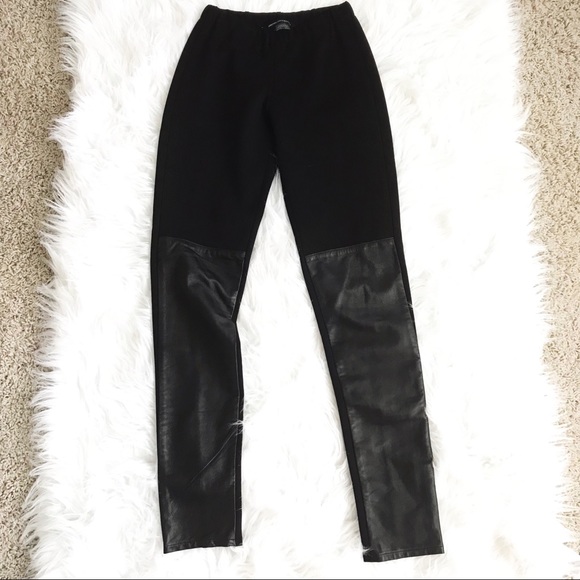 french connection leather pants